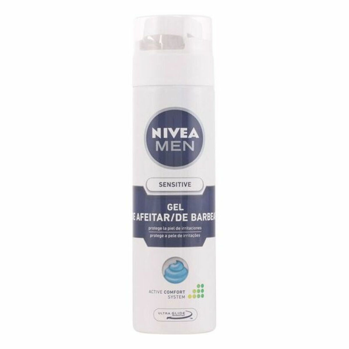 NIVEA Men Sensitive Shaving Gel - Soothing Anti-Irritation Formula