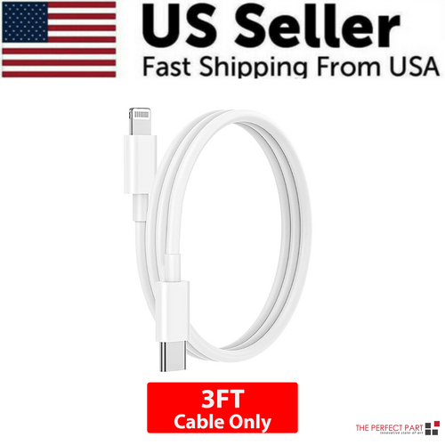 20W Fast Charger + Cable for iPhone (Quick Charge)
