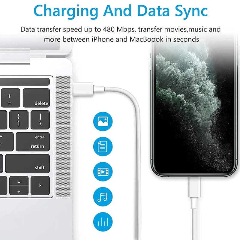 20W Fast Charger + Cable for iPhone (Quick Charge)